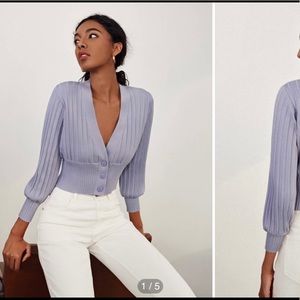 🖤(Aritzia Copy Cat) Plunge Front Cardigan